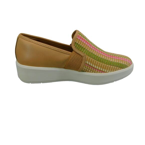 Clarks Collection Layton Petal Slip on Light Brown Leather Sneaker 7.5 New Shoes - Picture 2 of 9